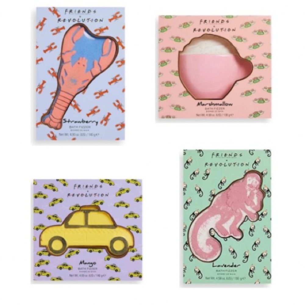Friends X Revolution Bath Fizzer Set